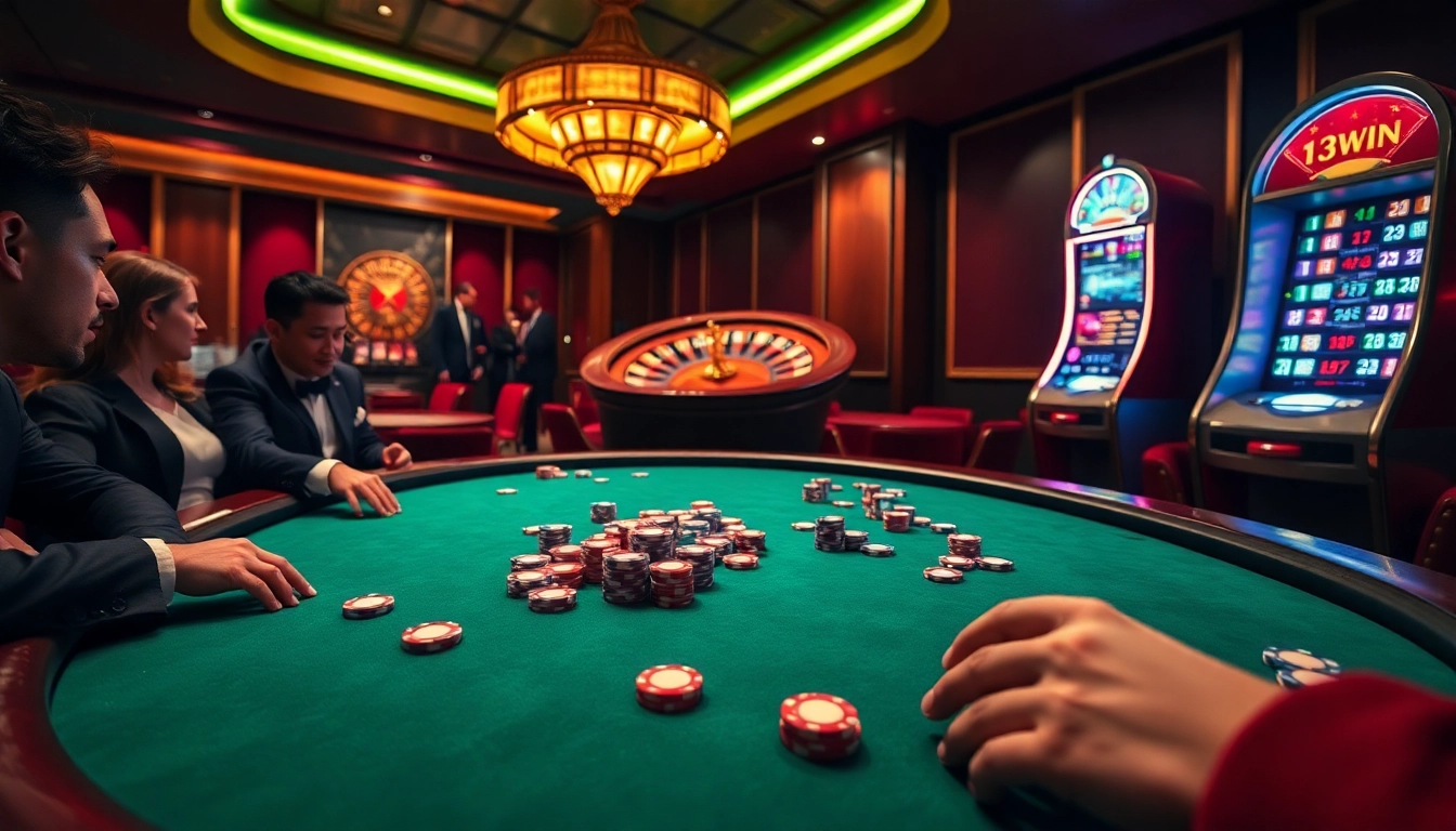 Experience excitement at 13win’s luxurious casino with vibrant poker and winning slots.