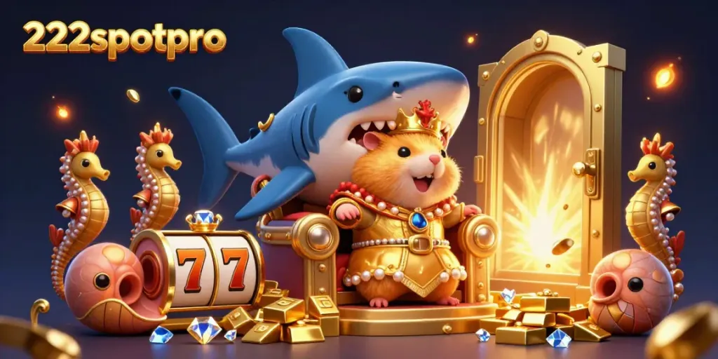 Rasakan keseruan bermain di 222slotpro dengan raja hamster emas dan harta karun slot yang mengagumkan.