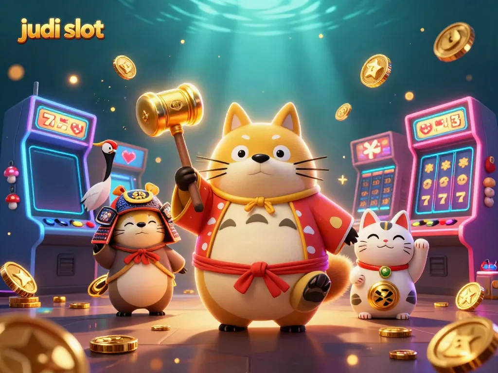 Menangkan judi slot dengan mesin slot berwarna-warni dan karakter menyenangkan dalam suasana festival Jepang.