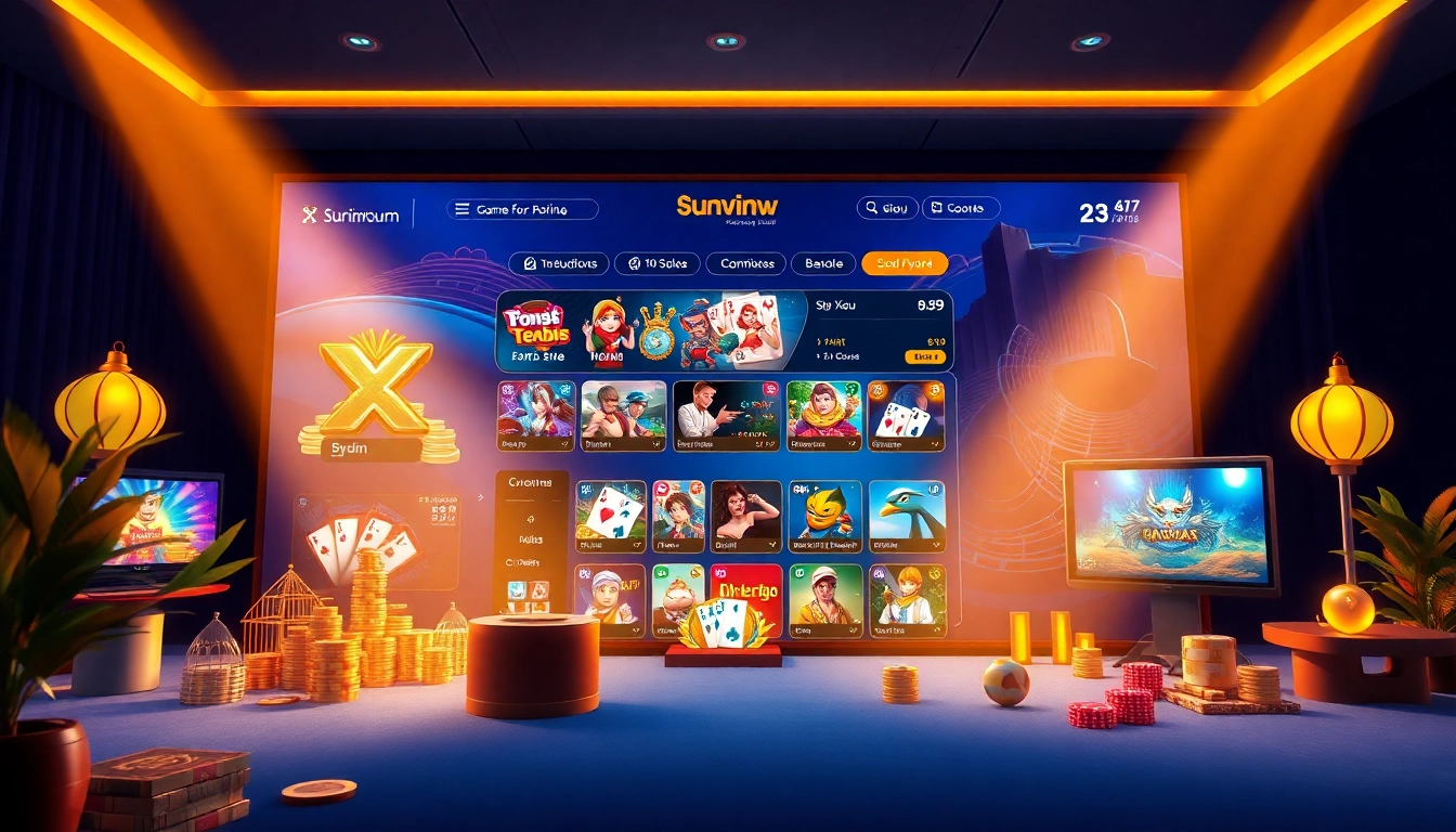 Explore diverse games on https://sunwinw.com/ with a welcoming online gaming interface.