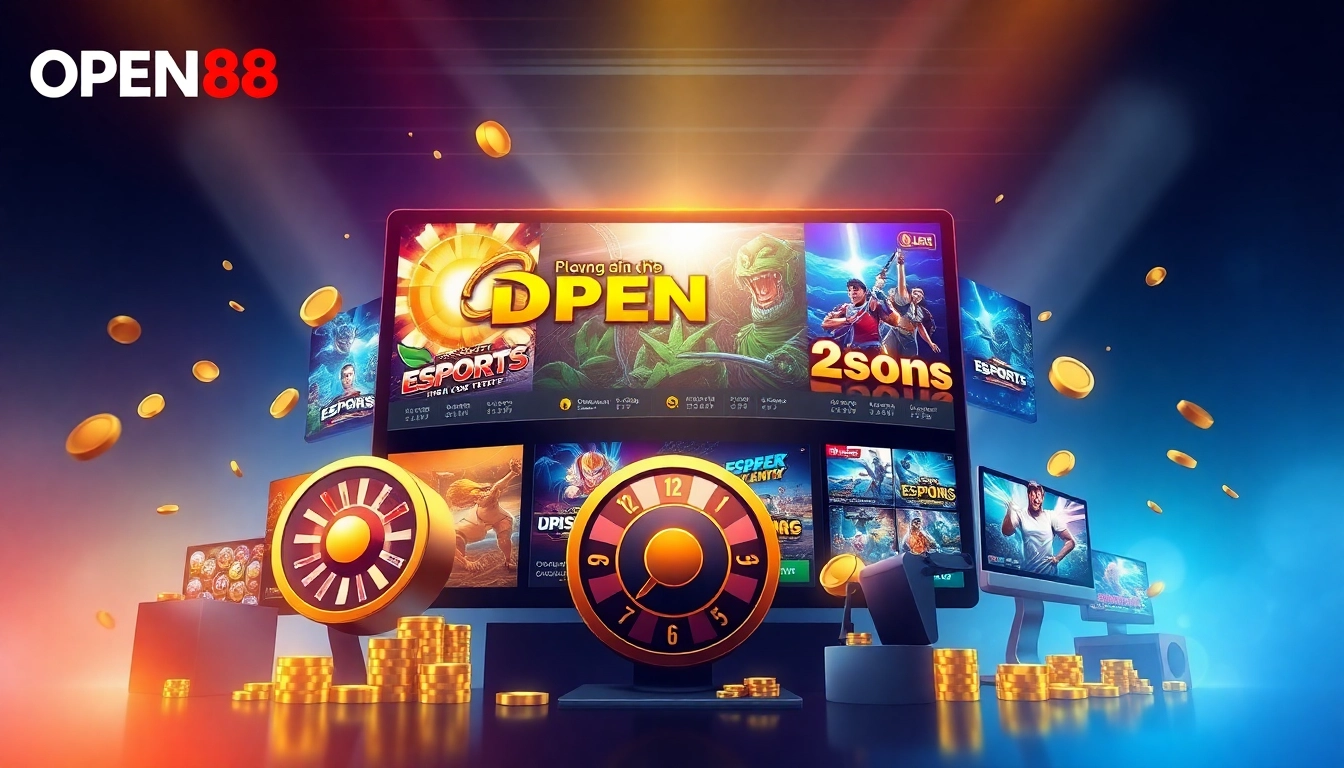 Exciting online gaming experience at Trang Chủ OPEN88 featuring modern slots and esports.