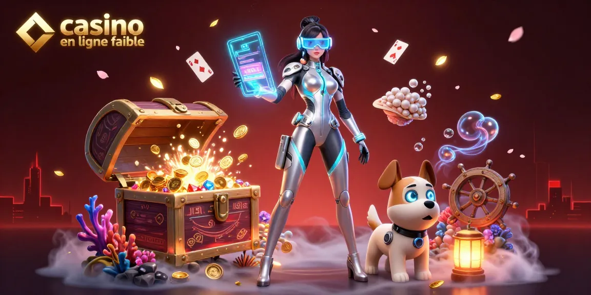 Vivez des moments palpitants dans un casino en ligne fiable avec un chien robot 3D vibrant et des graphiques holographiques.