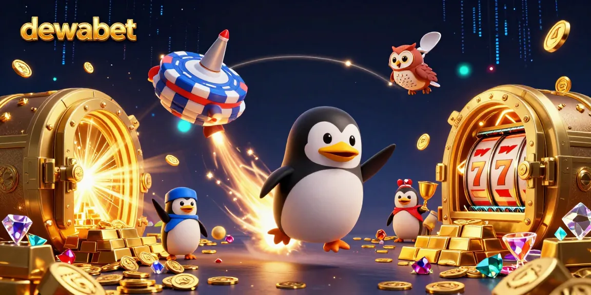Dewabet menghadirkan pengalaman bermain slot online yang menyenangkan dengan banyak harta berkilau seperti emas dan permata.