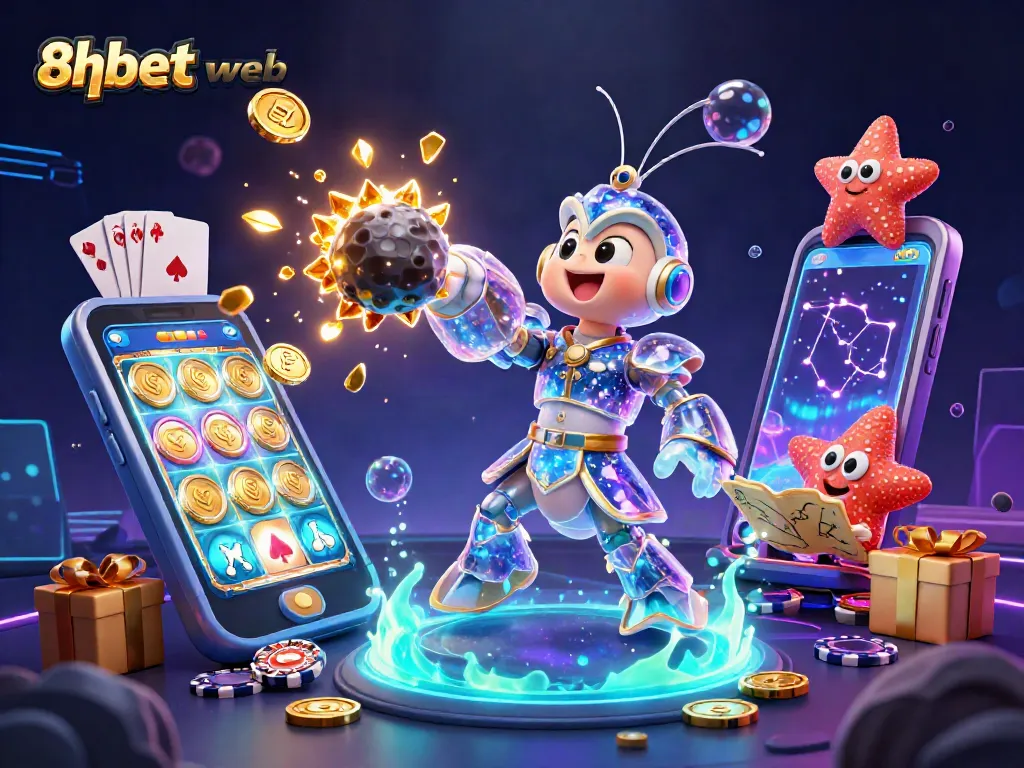 Experience the thrilling world of 8xbet web with dynamic gaming action and vibrant casino elements.