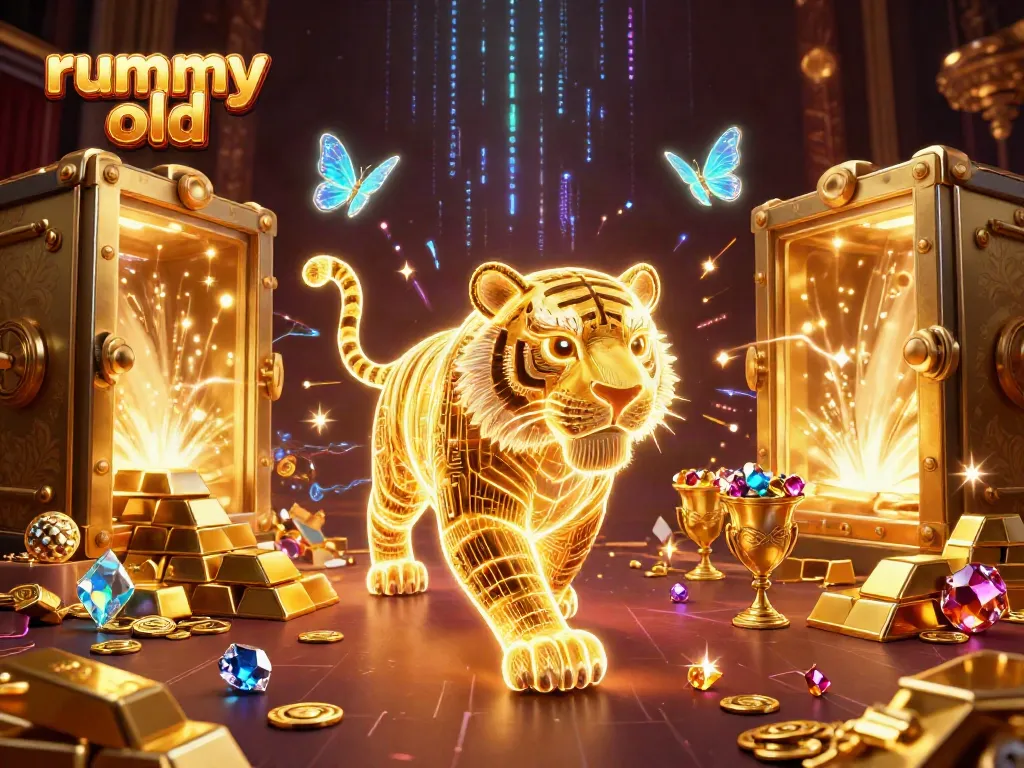 Experience the vibrant energy of rummy old in a dazzling digital casino environment.