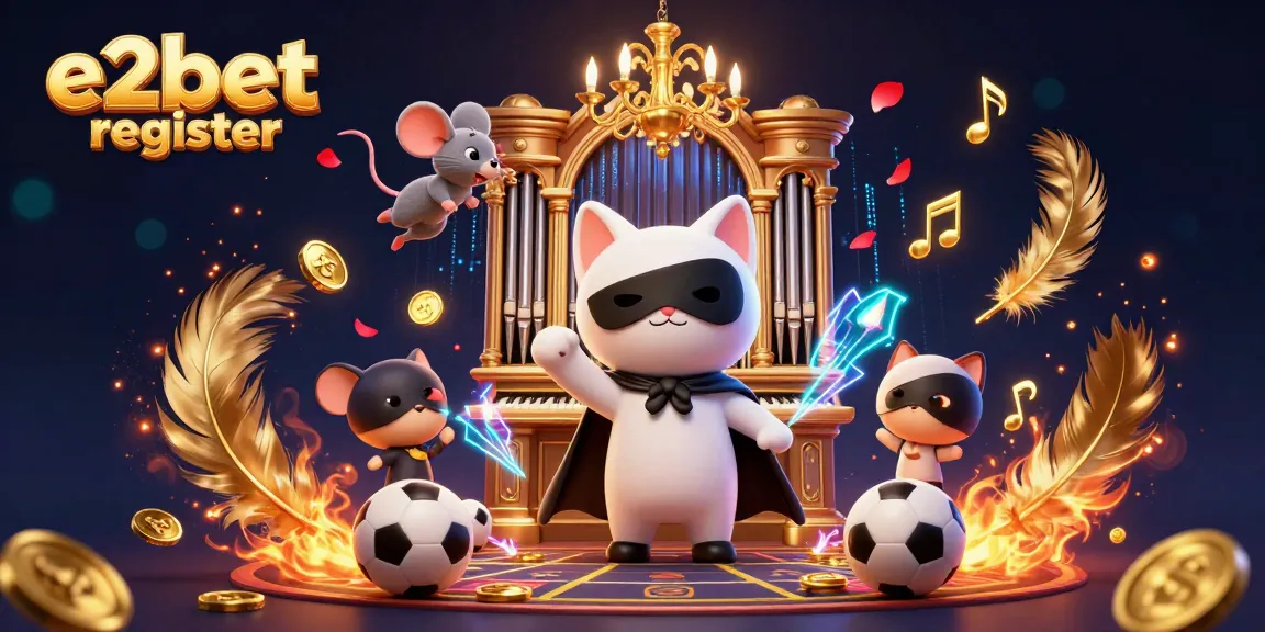 Join the action at e2bet register with a vibrant casino scene filled with excitement and gaming elements.