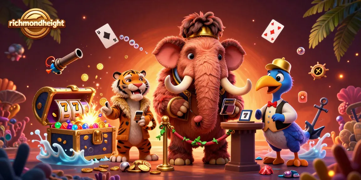 Permainan slot interaktif dan bouncer mamut berbulu, pengalaman kasino richmondheight yang unik.