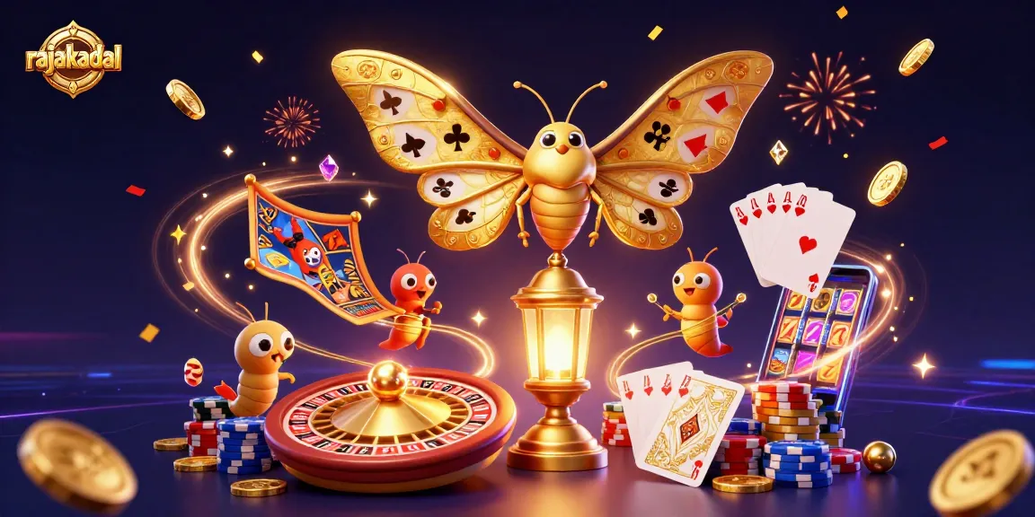 Mainkan slot dengan rajakadal dan hadiah menarik, ditambah dengan koin emas dan efek cahaya yang memukau.